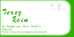 terez rein business card